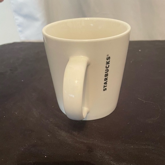 Starbucks Coffee Mug Cup White w/ Classic Large Green Mermaid Logo 14oz 2017 EUC - Picture 3 of 6